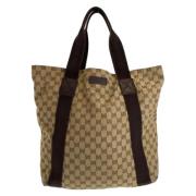 Gucci Vintage Pre-owned Canvas totevskor Brown, Herr