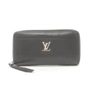 Louis Vuitton Vintage Pre-owned Laeder plnbcker Black, Dam