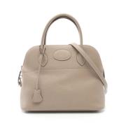 Hermès Vintage Pre-owned Laeder handvskor Beige, Dam