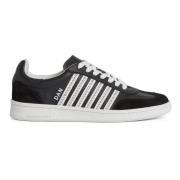 Dsquared2 Vintage Läder Sneakers Black, Herr