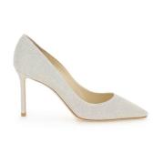 Jimmy Choo Glittriga Pumps Beige, Dam