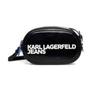 Karl Lagerfeld Essential Logo Kameraväska Black, Dam