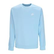 Nike Crewneck Sweatshirt Charcoal Heather/White Blue, Herr