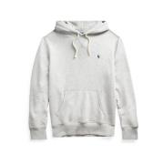 Polo Ralph Lauren Klassisk College Hoodie i Ljusgrå Gray, Herr