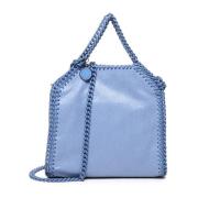 Stella McCartney Denim Kedje Skuldväska Blue, Dam