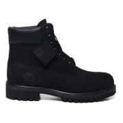 Timberland Svart Snörning Gummisula Stövlar Black, Herr