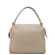 Prada Vintage Pre-owned Laeder handvskor Beige, Dam