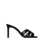 Saint Laurent Snygga Mules för Modemedvetna Kvinnor Black, Dam