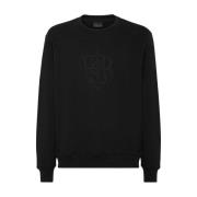 Billionaire Casual Sweatshirt med Unik Design Black, Herr