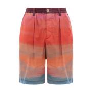 Marni Mörka Sidan Av Månen Bermuda Shorts Multicolor, Herr