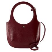 Courrèges Laeder handvskor Red, Dam