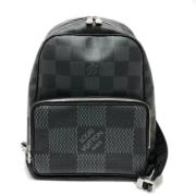 Louis Vuitton Vintage Pre-owned Tyg axelremsvskor Black, Dam