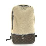 Louis Vuitton Vintage Pre-owned Tyg axelremsvskor Brown, Dam