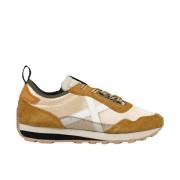 Munich Beige Retro Sneaker med Dubbel Sula Multicolor, Dam