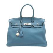 Hermès Vintage Pre-owned Laeder handvskor Blue, Dam