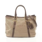 Prada Vintage Pre-owned Laeder prada-vskor Beige, Dam