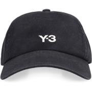 Y-3 Dad Logo Baseball Cap Black, Unisex