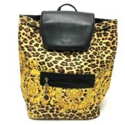 Versace Pre-owned Pre-owned Tyg axelremsvskor Yellow, Dam