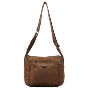 Prada Vintage Pre-owned Nylon prada-vskor Brown, Dam