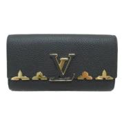 Louis Vuitton Vintage Pre-owned Laeder plnbcker Black, Dam