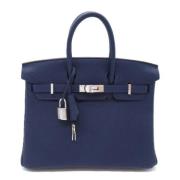 Hermès Vintage Pre-owned Laeder handvskor Blue, Dam