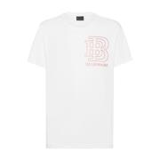 Billionaire Casual Bomull Tee Wadcmtk7629Bte014N01 White, Herr