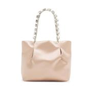 Aquazzura Snygg Mini Tote Väska Beige, Dam