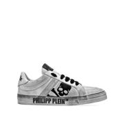 Philipp Plein Snygga Sneakers för Trendiga Stilen Gray, Herr