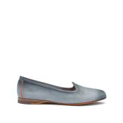 Santoni Klassiska läderloafers Gray, Dam