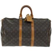 Louis Vuitton Vintage Pre-owned Canvas louis-vuitton-vskor Brown, Dam