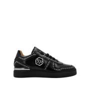 Philipp Plein Stiliga Sneakers för Modemedvetna Individer Black, Herr