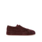 Santoni Casual Sneakers i Blandade Material Red, Herr