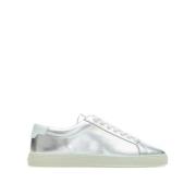 Saint Laurent Snygga Sneakers för Trendiga Outfits Gray, Dam