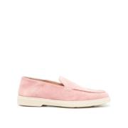 Santoni Klassiska Läderloafers Pink, Dam