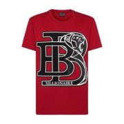 Billionaire Casual T-shirt med Unikt Design Red, Herr