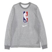 Nike NBA Lag Långärmad Tee Gray, Herr