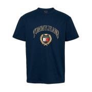 Tommy Hilfiger Klassisk Rund Hals T-shirt Blue, Herr