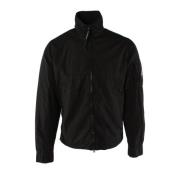 C.p. Company Svart Overshirt Taylon Stil Black, Herr