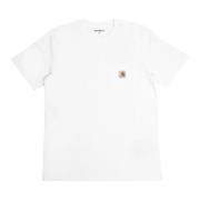 Carhartt Wip Bomullsficka T-shirt White, Herr