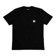 Carhartt Wip Bomullsficka T-shirt Black, Herr