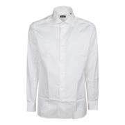 Ermenegildo Zegna Klassisk Långärmad Skjorta White, Herr