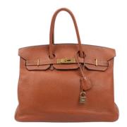 Hermès Vintage Pre-owned Laeder handvskor Brown, Dam