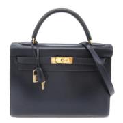 Hermès Vintage Pre-owned Laeder handvskor Blue, Dam