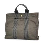 Hermès Vintage Pre-owned Canvas totevskor Gray, Dam