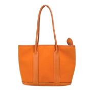 Hermès Vintage Pre-owned Tyg axelremsvskor Orange, Dam