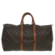 Louis Vuitton Vintage Pre-owned Canvas resvskor Brown, Dam