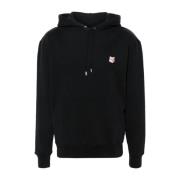 Maison Kitsuné Stilren Sweatshirt för Män Black, Herr