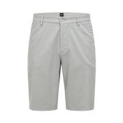 Hugo Boss Slim Fit Elastiska Bomullsshorts Gray, Herr