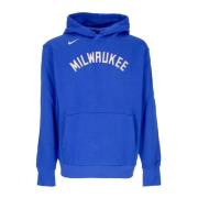 Nike Milwaukee Bucks City Edition Hoodie Blue, Herr