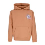 Obey Kärlek Premium Huva Fleece Herr Hoodie Orange, Herr